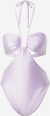 Hunkemöller Balconette Uimapuku 'Aruba' värissä lila: etupuoli