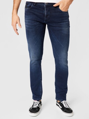 Elias Rumelis Regular Jeans 'ZACHERY' in Blauw: voorkant