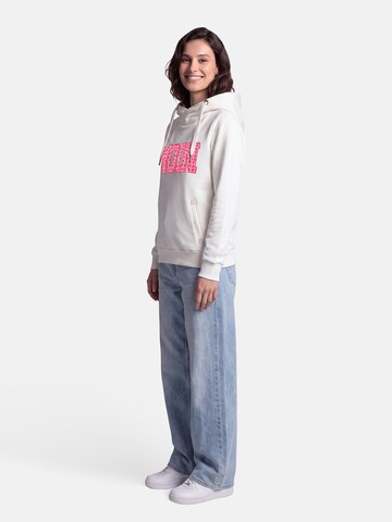 salzhaut Sweatshirt 'SÜNN - MOIN' in Wit: zijkant
