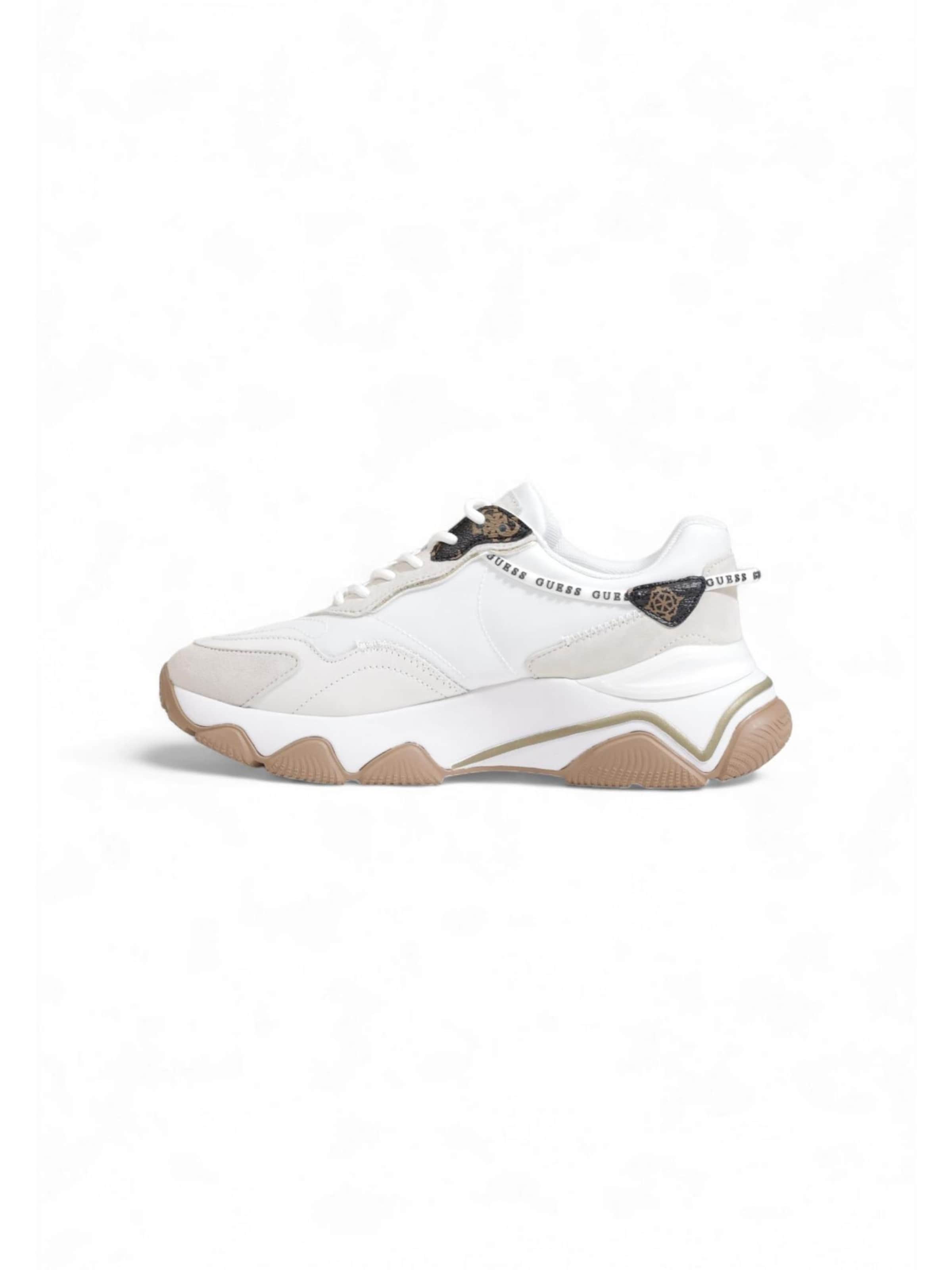 Sneaker bassa 'MICOLA FL7MIC FAL12' di GUESS in bianco