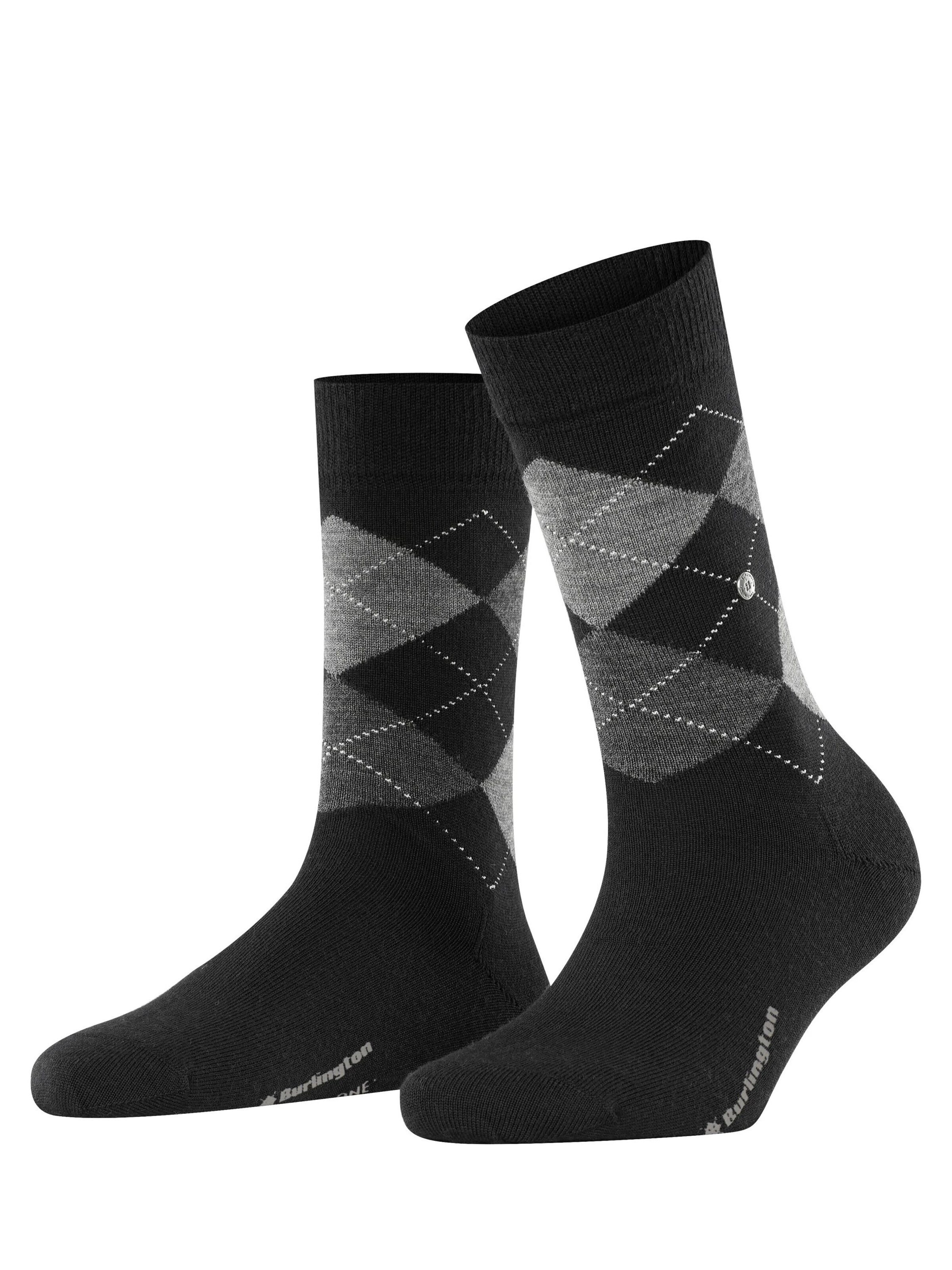 BURLINGTON Socks 'Marylebone' in Black: front
