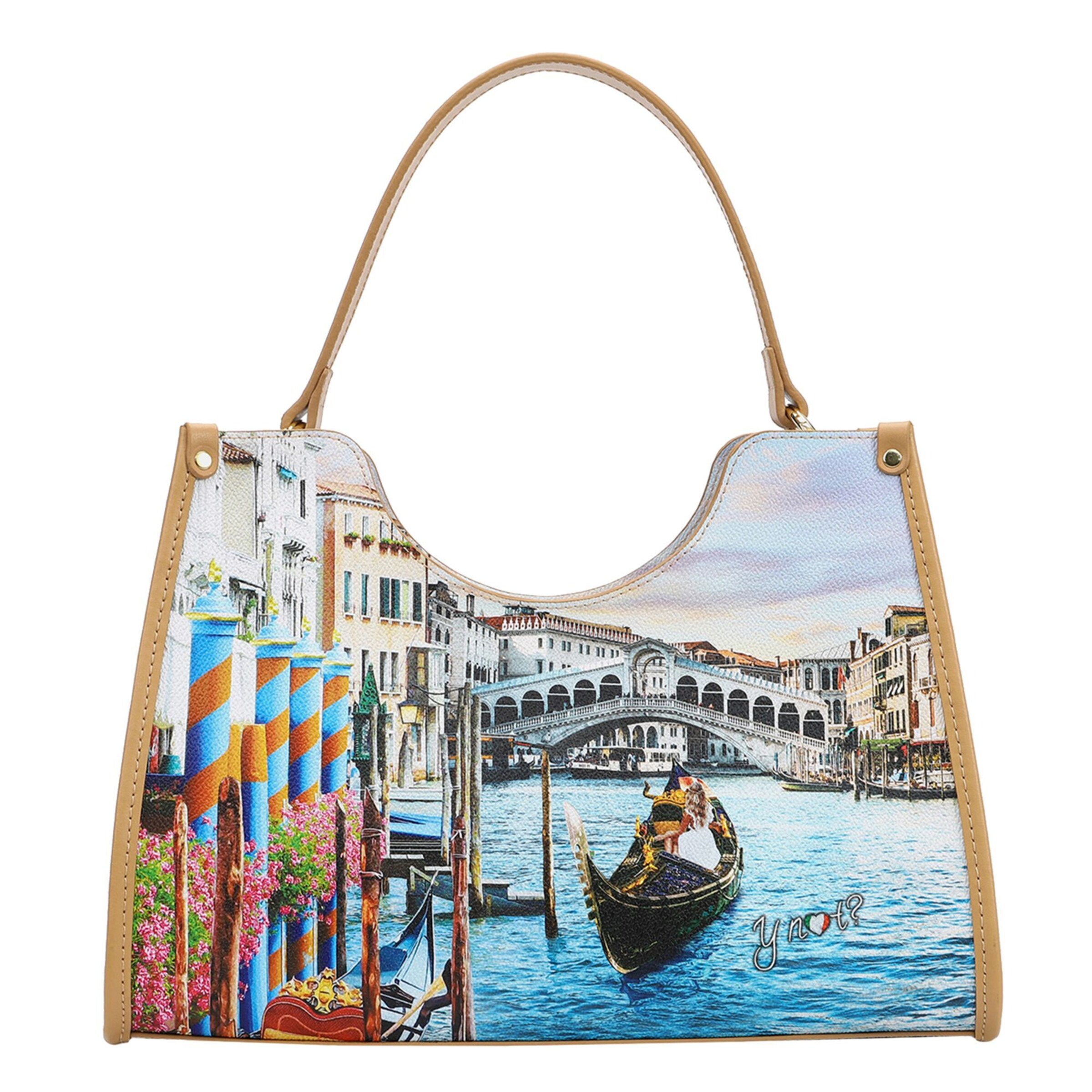 Shopper 'Yesbag' di Y Not? in blu: frontale