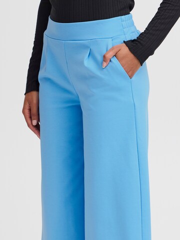 ICHI - Pierna ancha Pantalón plisado 'KATE' en azul