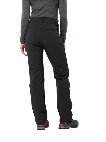 JACK WOLFSKIN Regular Outdoorhose in Schwarz