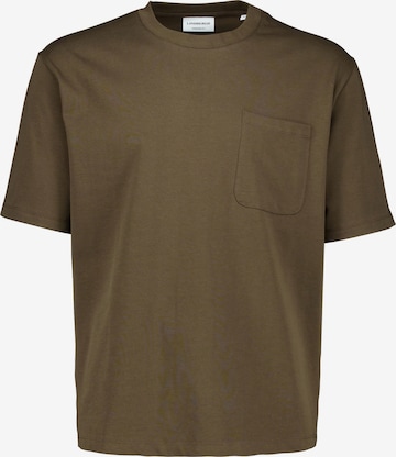 T-Shirt Lindbergh en marron : devant