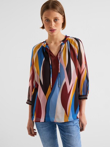 STREET ONE Blouse in Gemengde kleuren: voorkant