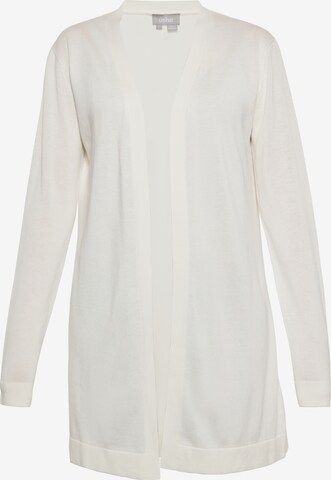 Usha Knit Cardigan in White: front