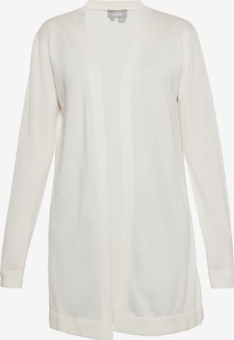 Cardigan Usha en blanc : devant