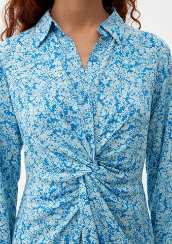 Robe-chemise QS en bleu