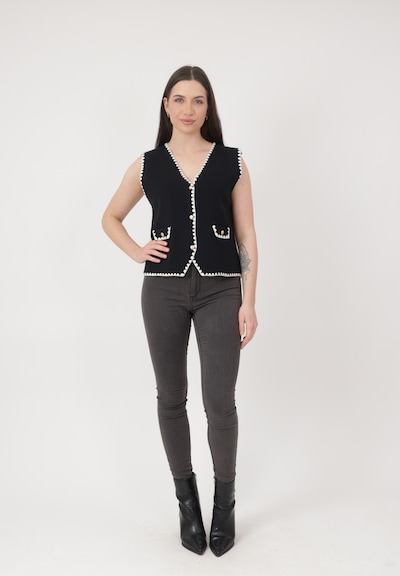 Gilet in maglia Elara di colore nero, Visualizzazione prodotti