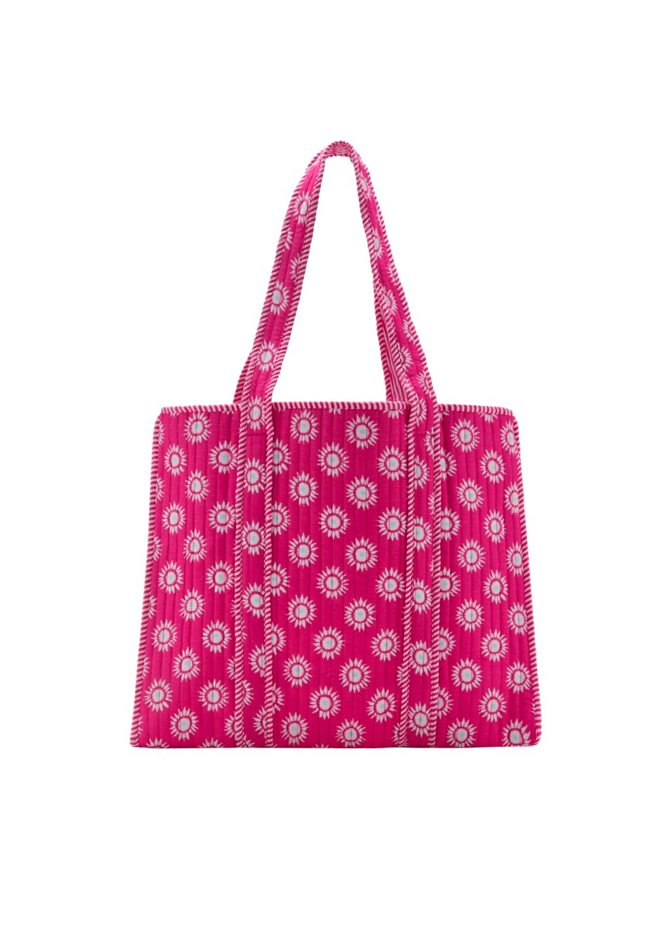 MANGO TEEN Shopper 'Solitob' in Fuchsia / White, Item view