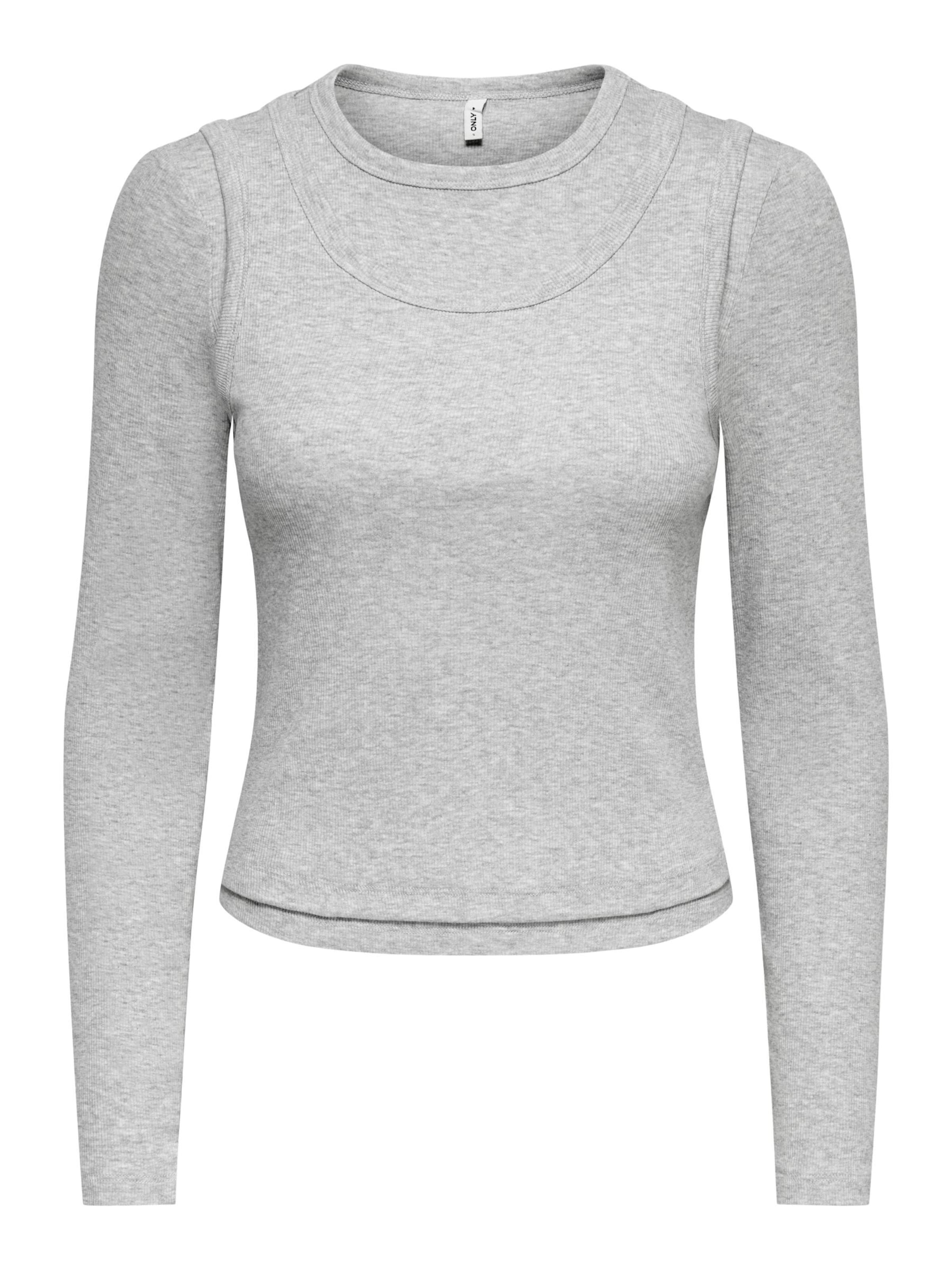ONLY T-shirt 'ONLJILLI' en S en gris, Vue avec produit