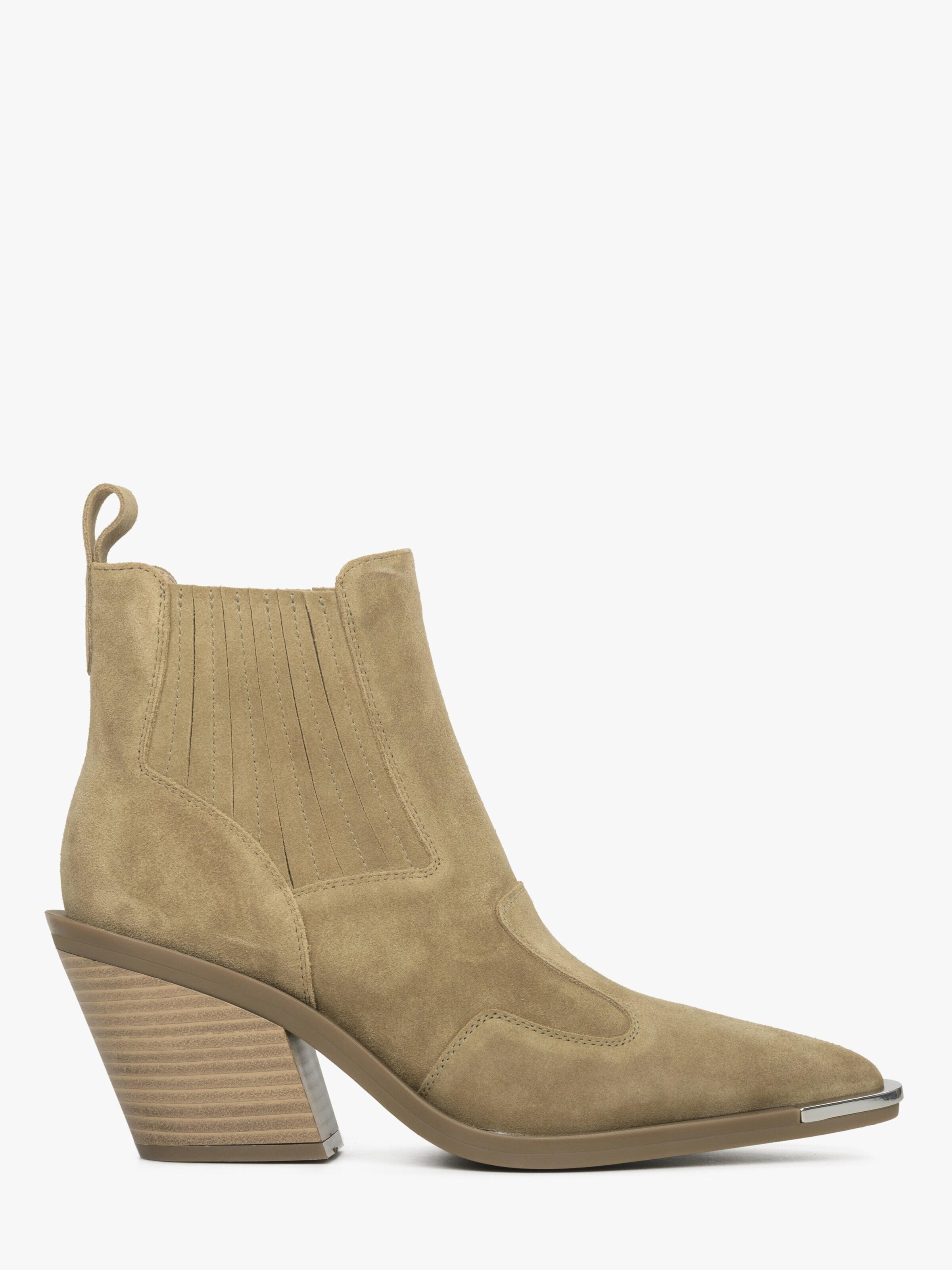 Estro Cowboy Boots '979131' in Beige