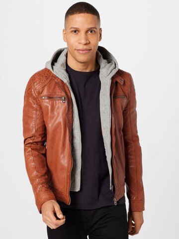 Gipsy Between-Season Jacket 'Barlo' in Brown: front