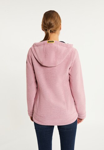 Schmuddelwedda Fleece jas in Roze