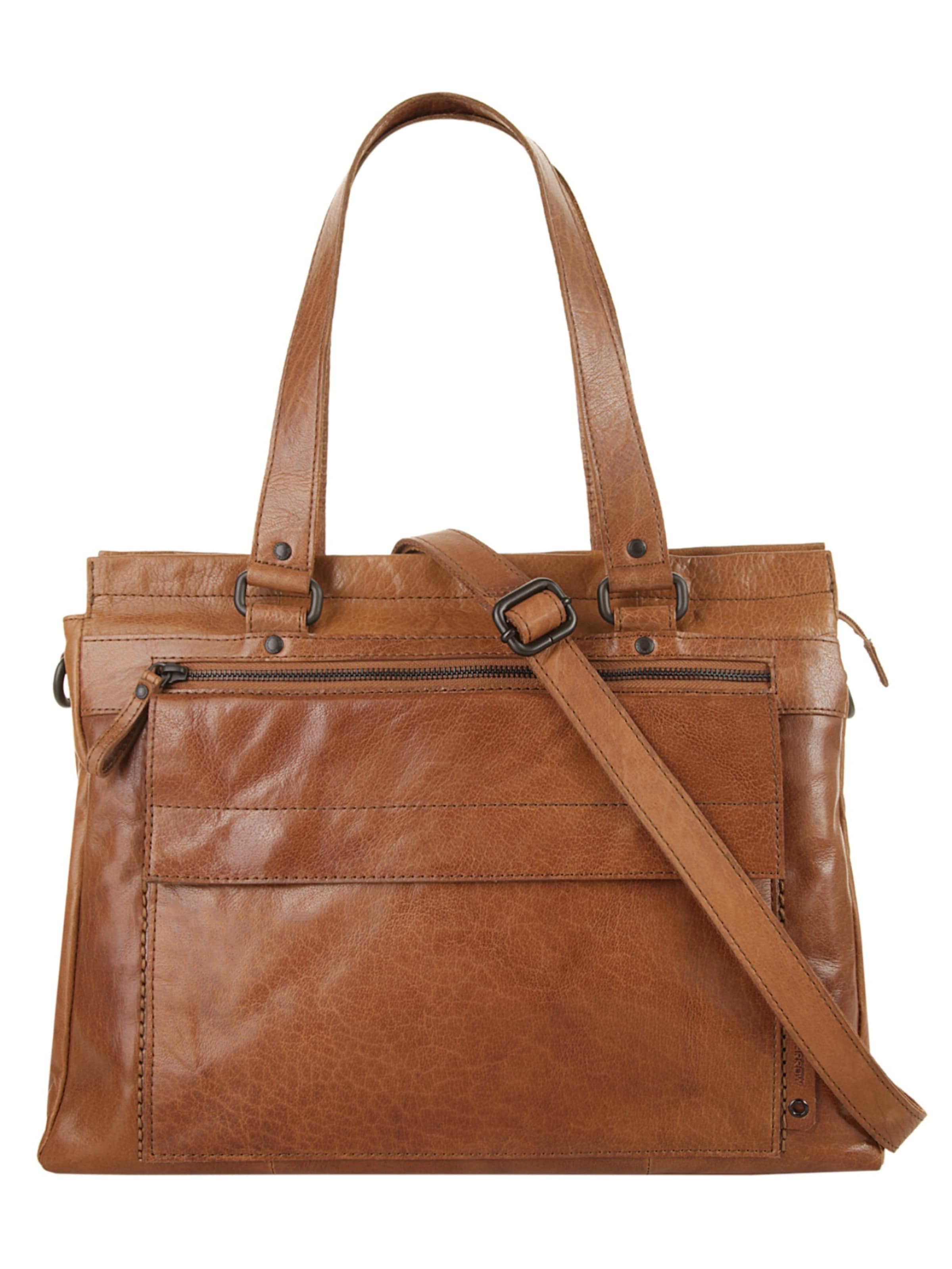 Spikes & Sparrow Laptop bag in Brown: front