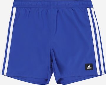 ADIDAS PERFORMANCE Athletic Swimwear '3-Stripes ' in Blue: front