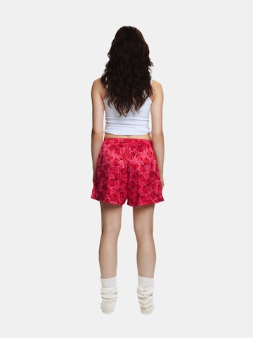 Loosefit Pantalon 'Archimedes In Love' EKCENTRIK en rose
