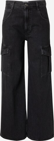 Wide leg Jeans cargo 'Minka' di AGOLDE in nero: frontale