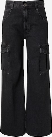 Wide Leg Jeans cargo 'Minka' AGOLDE en noir : devant