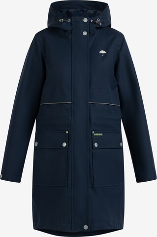 Veste fonctionnelle 'Bridgeport' Schmuddelwedda en bleu : devant