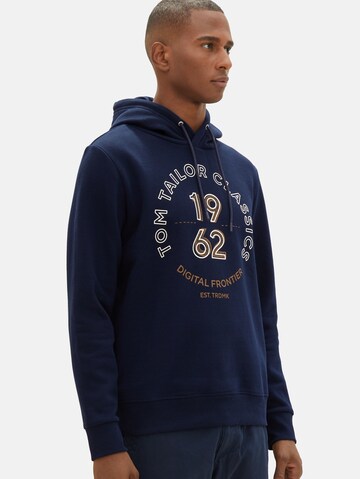 TOM TAILOR - Sweatshirt em azul