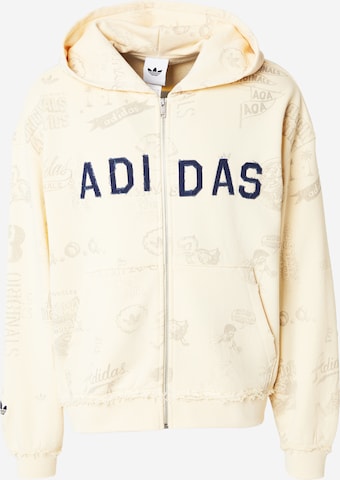 ADIDAS ORIGINALS Collegetakki 'AOA' värissä beige: etupuoli