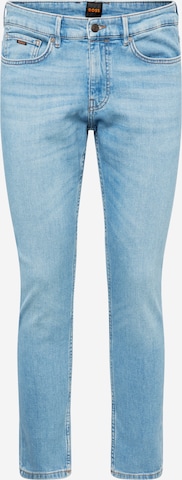 BOSS Orange Slimfit Jeans 'Delano' in Blauw: voorkant