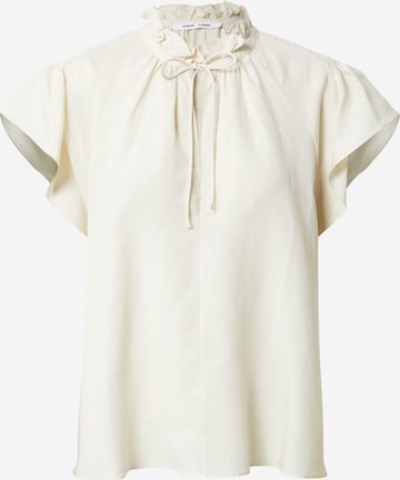 Samsøe Samsøe - Blusa 'KAROOKH' em branco: frente