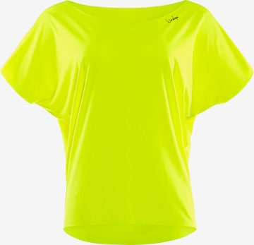 Winshape Λειτουργικό μπλουζάκι 'DT101' σε κίτρινο: μπροστά