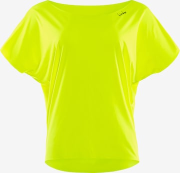 Winshape - Camisa funcionais 'DT101' em amarelo: frente