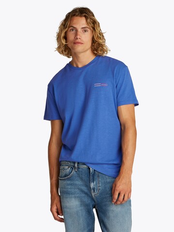 Tommy Jeans Koszulka w kolorze niebieski: przód