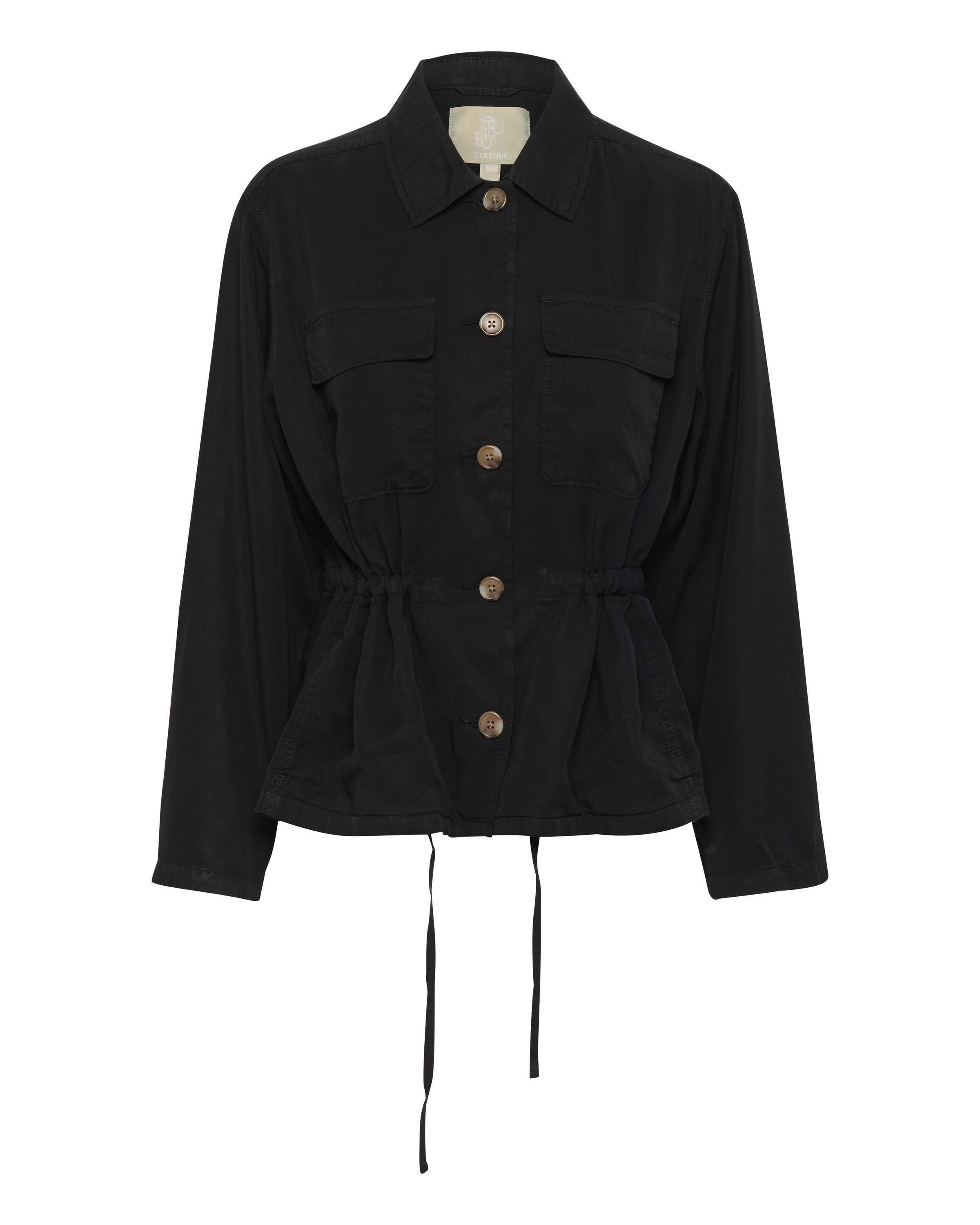 Veste mi-saison 'CUnavi' CULTURE en noir : devant