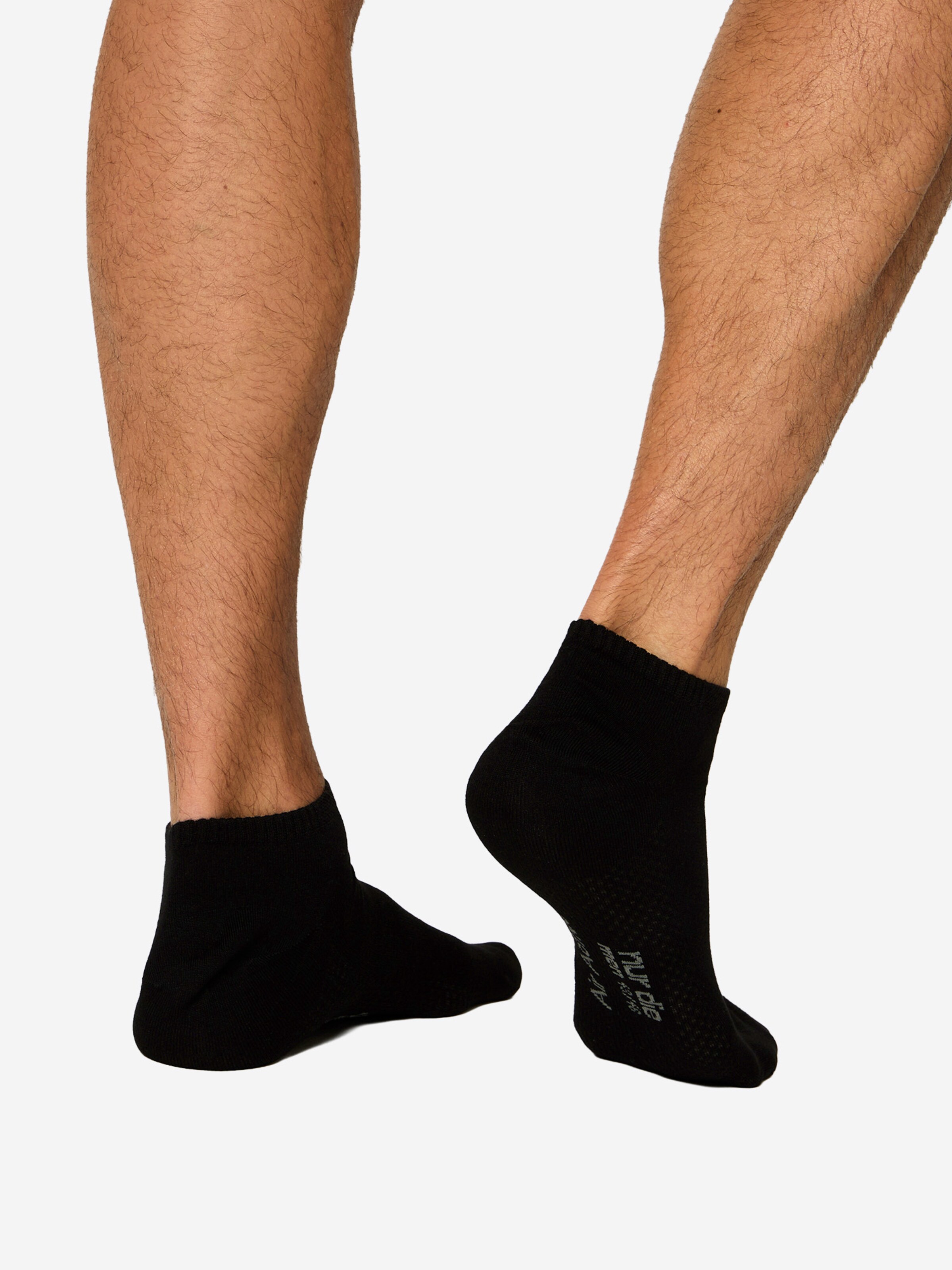 Chaussettes ' Bambus Sneaker ' Nur Die en noir