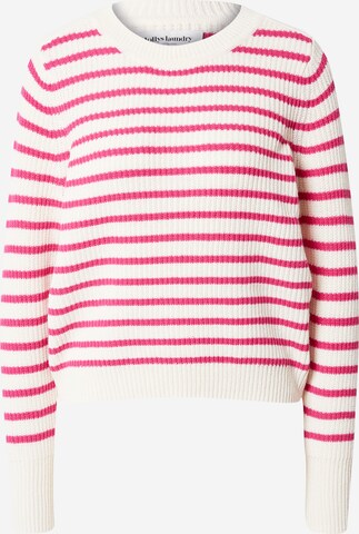 Lollys Laundry Sweater 'Dane' in Pink: front