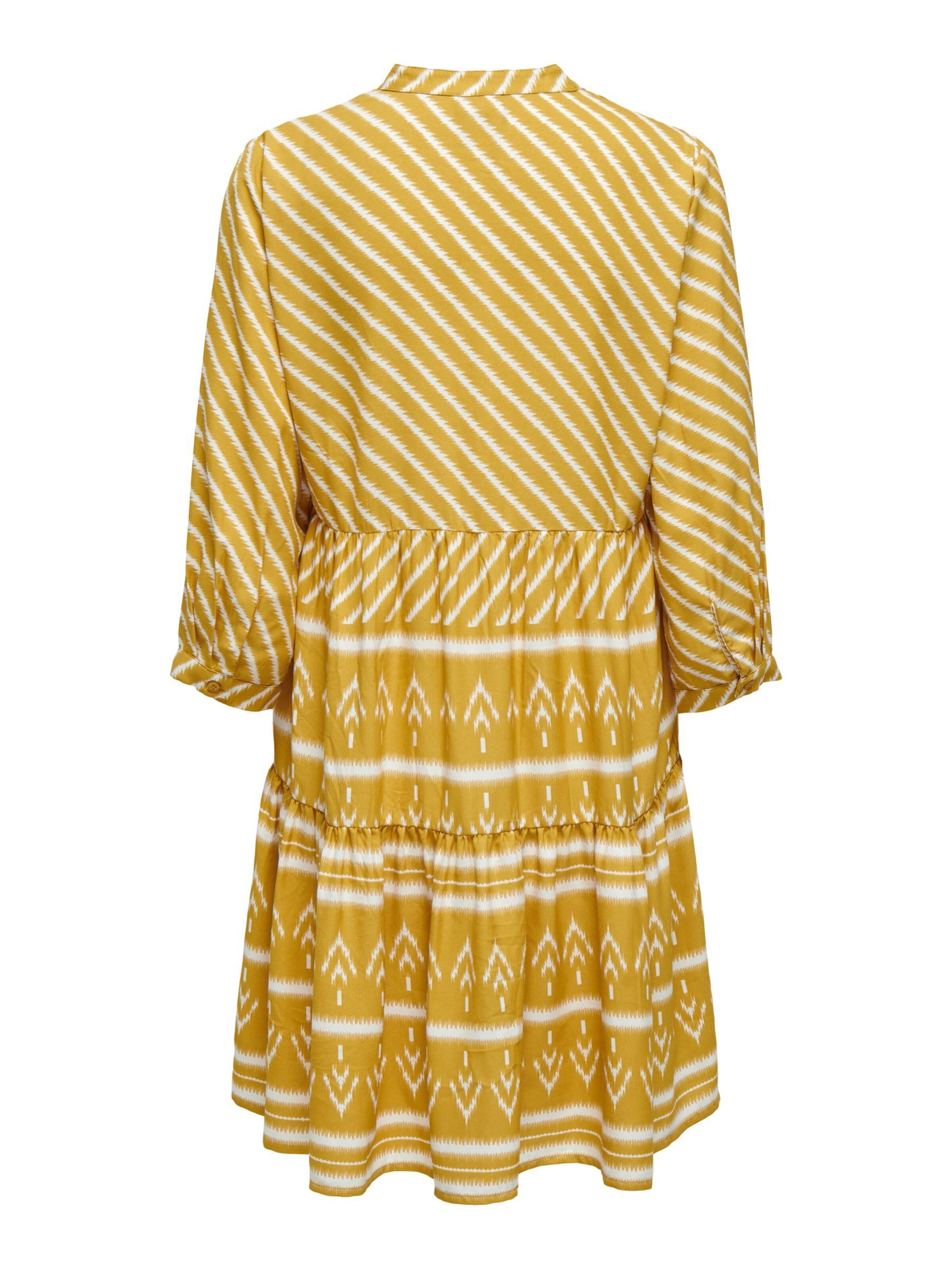 JDY - Vestido camisero en amarillo