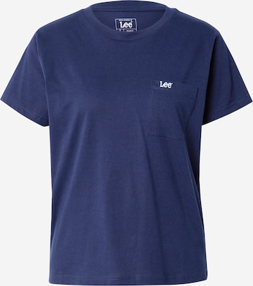 Tricou de la Lee pe albastru: față