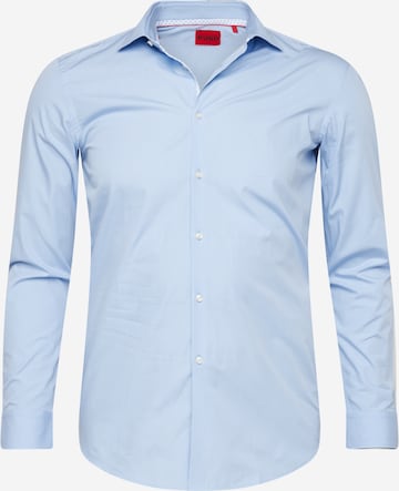 HUGO Red Slim fit Button Up Shirt 'Koey' in Blue: front