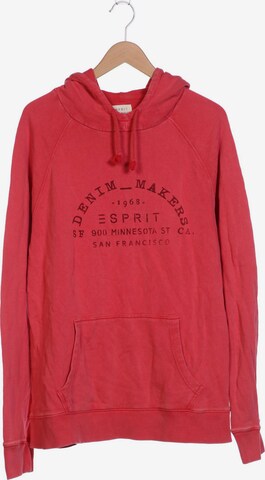 ESPRIT Sweatshirt & Zip-Up Hoodie in XL in Pink: front