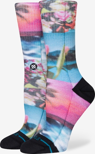 Stance Sports socks 'TAKE A PICTURE' in Aqua / Green / Pink / Light pink / Black, Item view