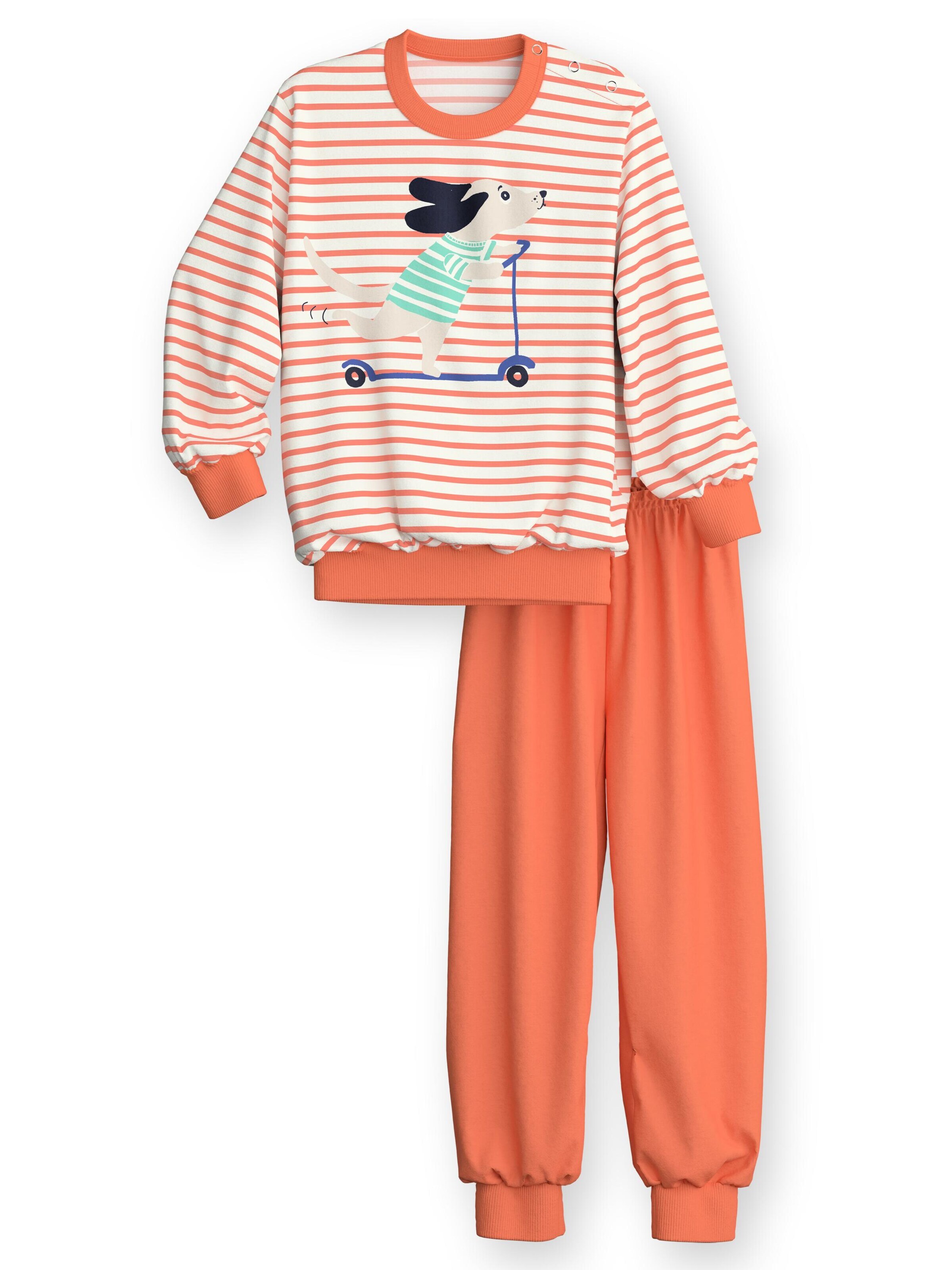 CALIDA Pajamas 'Toddlers Scooter' in Orange
