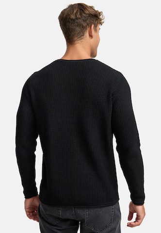 INDICODE JEANS Trui 'Petri' in Zwart