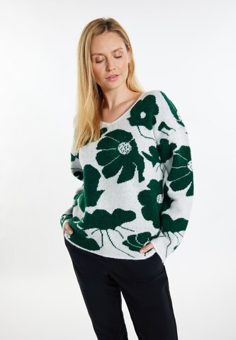 Pullover 'Lurea' di Usha in verde: frontale