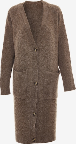 aleva - Casaco de malha em castanho: frente
