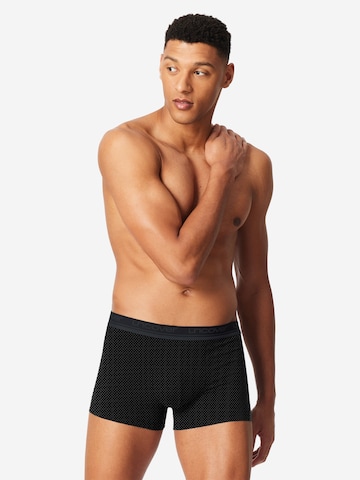 uncover by SCHIESSER Boxershorts 'Cotton' in Zwart