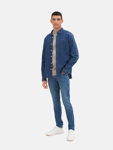 TOM TAILOR Slimfit Jeans 'Troy' in Blauw