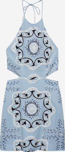 MANGO Mekko 'Frame' värissä safiiri / vaaleansininen / musta / valkoinen, Tuotenäkymä