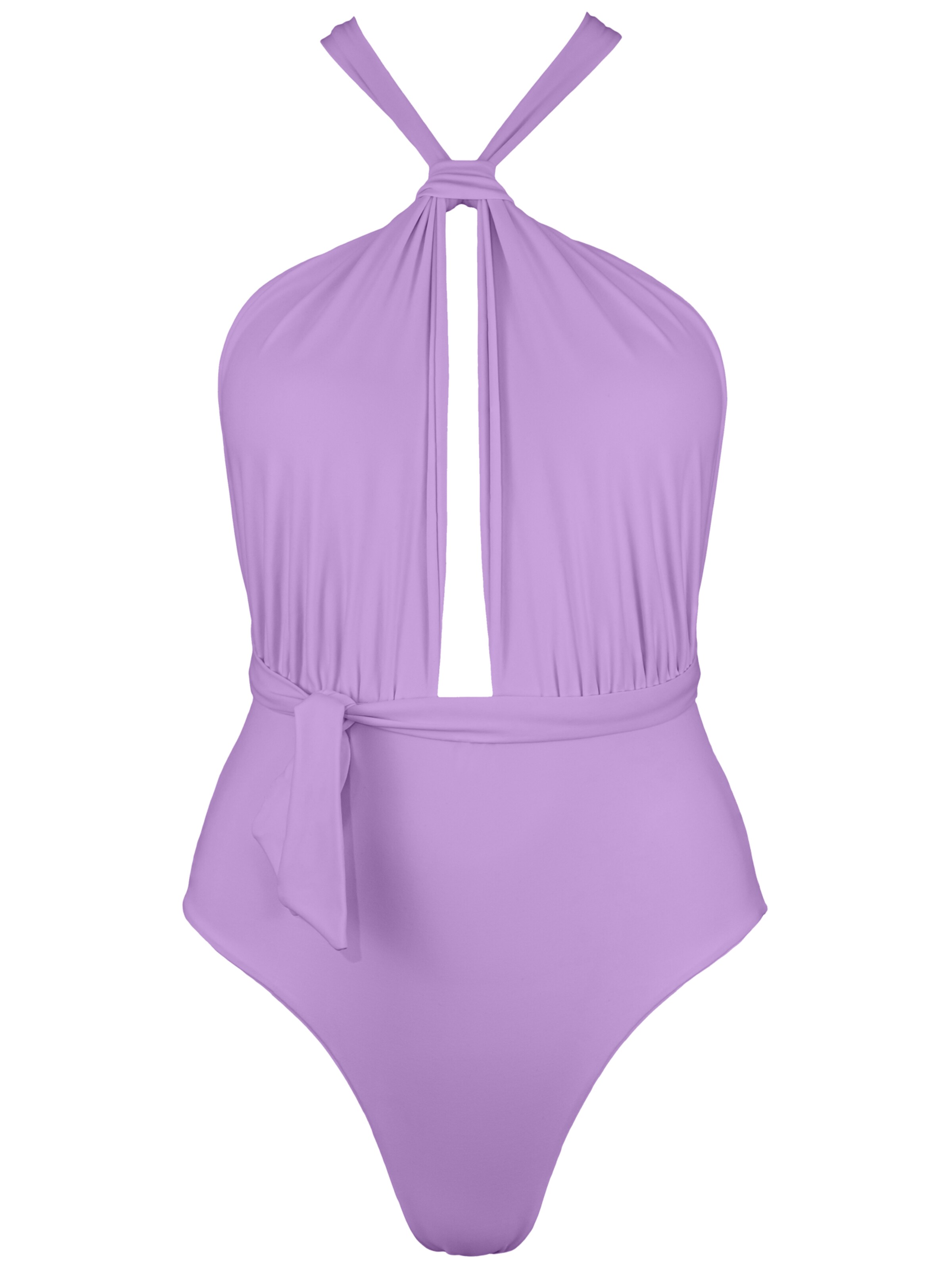 SEA ME SWIM High neck Badeanzug 'MOOREA'‌‌‌‌‌‌‌‌‌‌ in Lila: Vorderseite