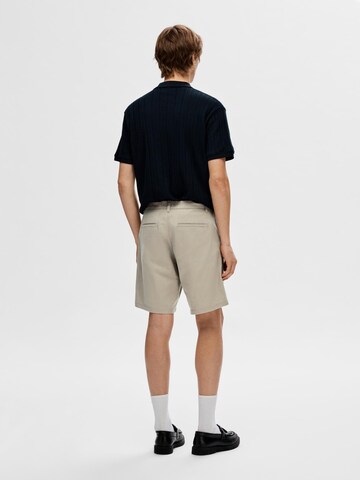 SELECTED HOMME Regular Shorts 'Bill' in Beige