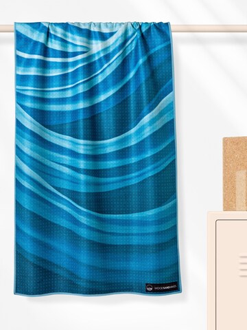 woodsandwaves Mat 'Blue Cascade' in Blue